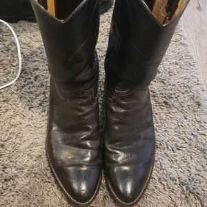 Justin boots black size 8.5d